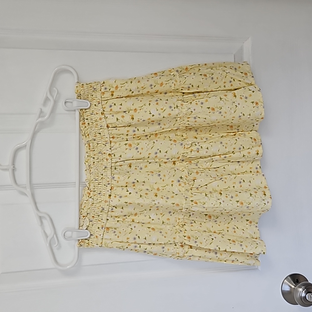 Forever 21 mini skirt, floral, layered A- Line